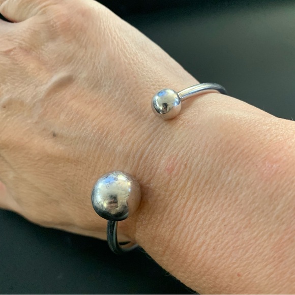 ✨Host Pick✨ Sterling Silver Open Cuff Bracelet - Picture 1 of 4